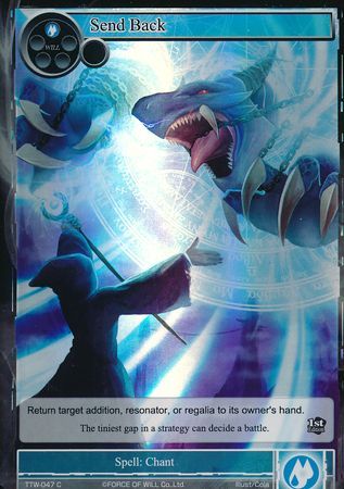 Send Back TTW 047 Common Foil Force of Will The Twilight Wanderer Foil Singles Send Back TTW 047 Common Foil Force of Will The Twilight Wanderer Foil Singles