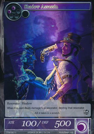 Shadow Assassin TTW 087 Common Foil Force of Will The Twilight Wanderer Foil Singles Shadow Assassin TTW 087 Common Foil Force of Will The Twilight Wanderer Foil Singles