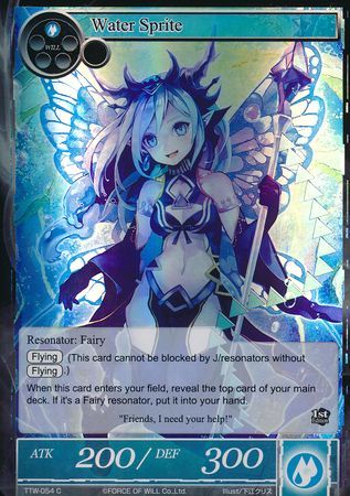 Water Sprite TTW 054 Common Foil Force of Will The Twilight Wanderer Foil Singles Water Sprite TTW 054 Common Foil Force of Will The Twilight Wanderer Foil Singles