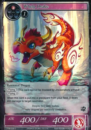 Whelp Drake TTW 036 Common Foil Force of Will The Twilight Wanderer Foil Singles Whelp Drake TTW 036 Common Foil Force of Will The Twilight Wanderer Foil Singles