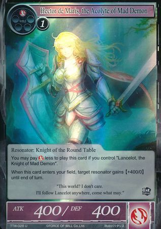 Hector de Maris the Acolyte of Mad Demon TTW 028 Uncommon Foil Hector de Maris the Acolyte of Mad Demon TTW 028 Uncommon Foil