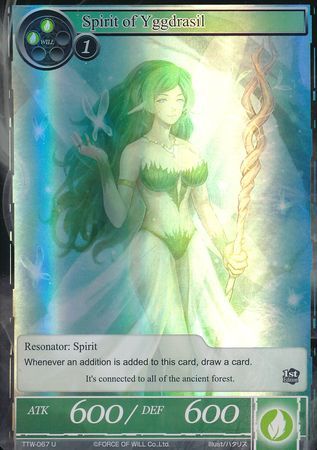 Spirit of Yggdrasil TTW 067 Uncommon Foil Spirit of Yggdrasil TTW 067 Uncommon Foil
