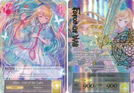 Alice Girl of the Lake Alice Fairy Queen TTW 001 J Rare Full Art Stamped Foil Force of Will The Twilight Wanderer Foil Singles Alice Girl of the Lake Alice Fairy Queen TTW 001 J Rare Full Art Stamped Foil Force of Will The Twilight Wanderer Foil Singles