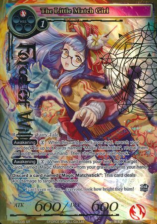 The Little Match Girl TTW 035 Super Rare Full Art Stamped Foil The Little Match Girl TTW 035 Super Rare Full Art Stamped Foil