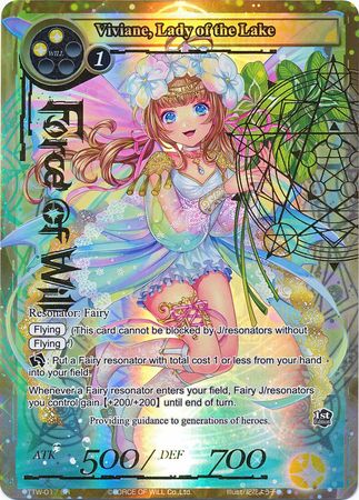 Viviane Lady of the Lake TTW 017 Super Rare Full Art Stamped Foil Viviane Lady of the Lake TTW 017 Super Rare Full Art Stamped Foil