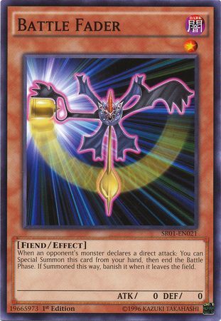 Battle Fader SR01 EN021 Common 1st Edition Structure Deck Emperor of Darkness 1st Edition Singles Battle Fader SR01 EN021 Common 1st Edition Structure Deck Emperor of Darkness 1st Edition Singles