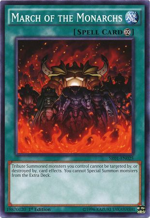 March of the Monarchs SR01 EN025 Common 1st Edition March of the Monarchs SR01 EN025 Common 1st Edition