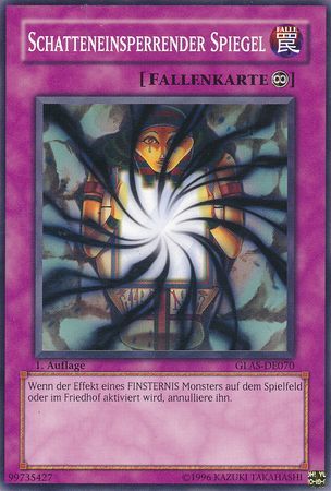 Schatteneinsperrender Spiegel GLAS DE070 Common 1st Edition German Yugioh Cards Schatteneinsperrender Spiegel GLAS DE070 Common 1st Edition German Yugioh Cards
