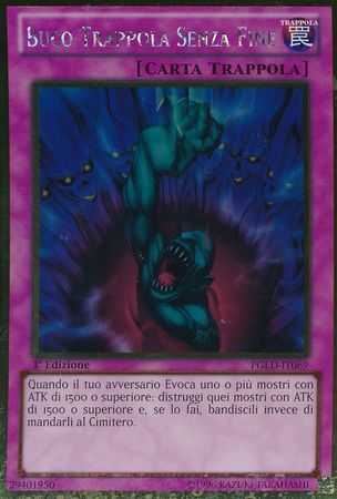Buco Trappola Senza Fine PGLD IT069 Gold Rare 1st Ed Buco Trappola Senza Fine PGLD IT069 Gold Rare 1st Ed