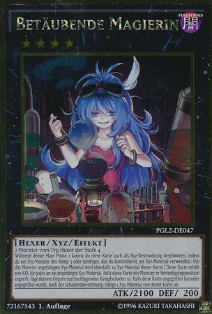 Betaubende Magierin PGL2 DE047 Gold Rare 1st Edition Betaubende Magierin PGL2 DE047 Gold Rare 1st Edition