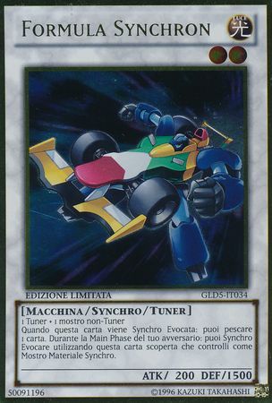 Formula Synchron GLD5 IT034 Gold Rare Limited Italian Italian Yugioh Cards Formula Synchron GLD5 IT034 Gold Rare Limited Italian Italian Yugioh Cards