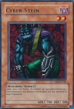 Cyber Stein DB2 DE100 Rare German German Yugioh Cards Cyber Stein DB2 DE100 Rare German German Yugioh Cards