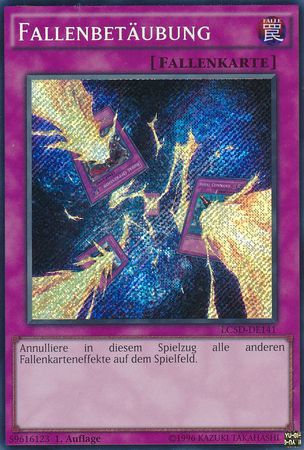 Fallenbetaubung LC5D DE141 Secret Rare 1st Edition Fallenbetaubung LC5D DE141 Secret Rare 1st Edition