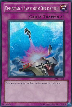 Dispositivo di Salvataggio Obbligatorio TU04 IT005 Super Rare Italian Yugioh Cards Dispositivo di Salvataggio Obbligatorio TU04 IT005 Super Rare Italian Yugioh Cards