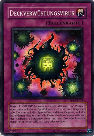 Deckverwustungsvirus FET DE058 Super Rare Unlimited Deckverwustungsvirus FET DE058 Super Rare Unlimited