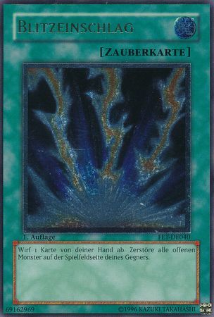 Ultimate Rare Blitzeinschlag FET DE040 1st Edition German Yugioh Cards Ultimate Rare Blitzeinschlag FET DE040 1st Edition German Yugioh Cards