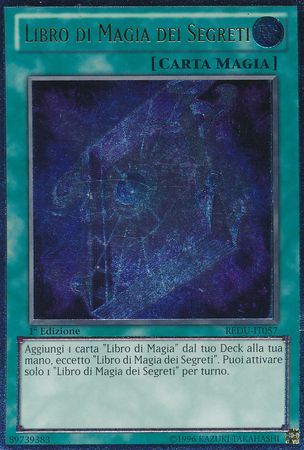 Ultimate Rare Libro di Magia dei Segreti REDU IT057 1st Edition Italian Yugioh Cards Ultimate Rare Libro di Magia dei Segreti REDU IT057 1st Edition Italian Yugioh Cards
