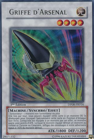 Griffe d Arsenal DP08 FR016 Ultra Rare 1st Edition French Yugioh Cards Griffe d Arsenal DP08 FR016 Ultra Rare 1st Edition French Yugioh Cards