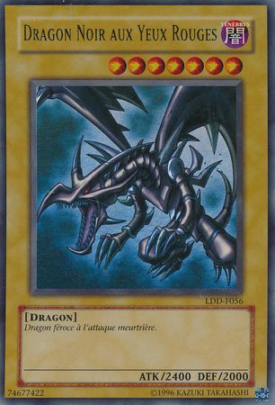 Dragon Noir aux Yeux Rouges LDD F056 Ultra Rare Unl French Yugioh Cards Dragon Noir aux Yeux Rouges LDD F056 Ultra Rare Unl French Yugioh Cards