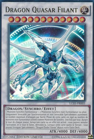 Dragon Quasar Filant LC05 FR005 Ultra Rare Limited French Yugioh Cards Dragon Quasar Filant LC05 FR005 Ultra Rare Limited French Yugioh Cards