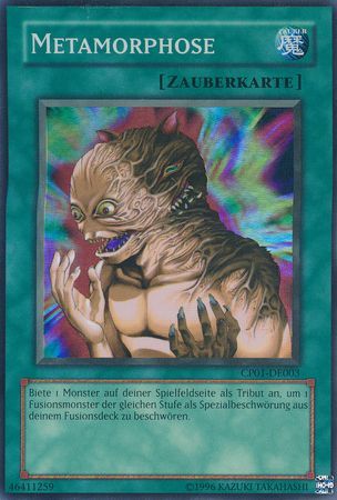Metamorphose CP01 DE003 Super Rare German Yugioh Cards Metamorphose CP01 DE003 Super Rare German Yugioh Cards