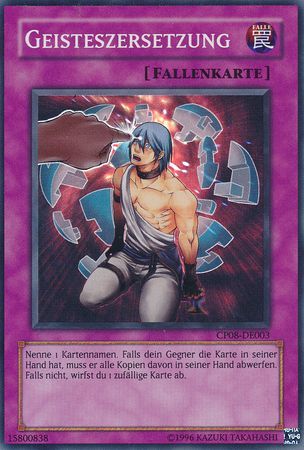 Geisteszersetzung CP08 DE003 Super Rare German Yugioh Cards Geisteszersetzung CP08 DE003 Super Rare German Yugioh Cards