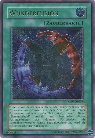 Ultimate Rare Wunderfusion CRV DE039 Unlimited German Yugioh Cards Ultimate Rare Wunderfusion CRV DE039 Unlimited German Yugioh Cards