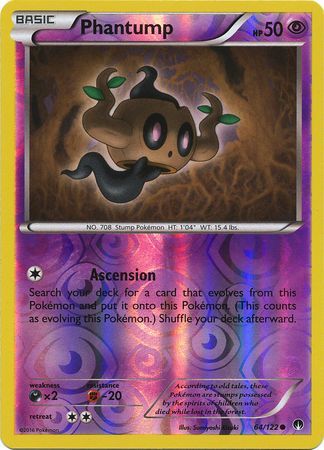 Phantump 64 122 Common Reverse Holo XY Breakpoint Reverse Holo Singles Phantump 64 122 Common Reverse Holo XY Breakpoint Reverse Holo Singles