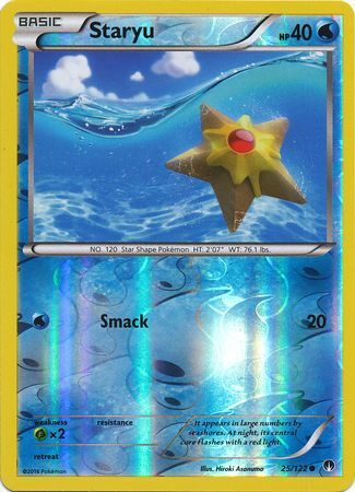 Staryu 25 122 Common Reverse Holo Staryu 25 122 Common Reverse Holo