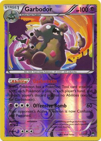 Garbodor 57 122 Holo Rare Reverse Holo Garbodor 57 122 Holo Rare Reverse Holo