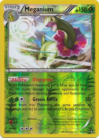 Meganium 3 122 Holo Rare Reverse Holo XY Breakpoint Reverse Holo Singles Meganium 3 122 Holo Rare Reverse Holo XY Breakpoint Reverse Holo Singles