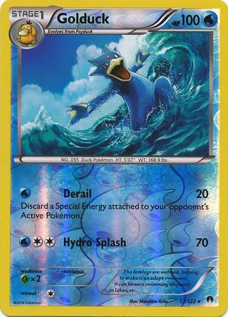 Golduck 17 122 Rare Reverse Holo Golduck 17 122 Rare Reverse Holo