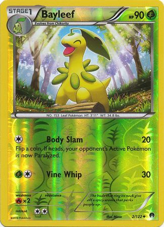 - Uncommon BREAKpoint 2//122 Bayleef Reverse Foil