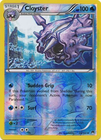 Cloyster 24 122 Uncommon Reverse Holo XY Breakpoint Reverse Holo Singles Cloyster 24 122 Uncommon Reverse Holo XY Breakpoint Reverse Holo Singles