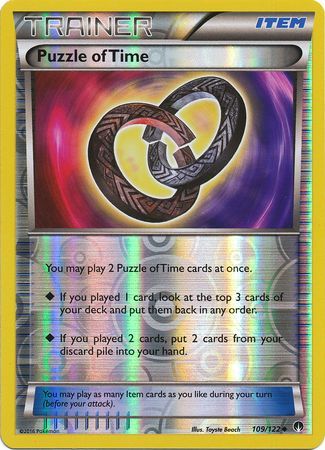 Puzzle of Time - 109/122 - Uncommon Reverse Holo - XY: Breakpoint Reverse Holo Singles - Pokemon