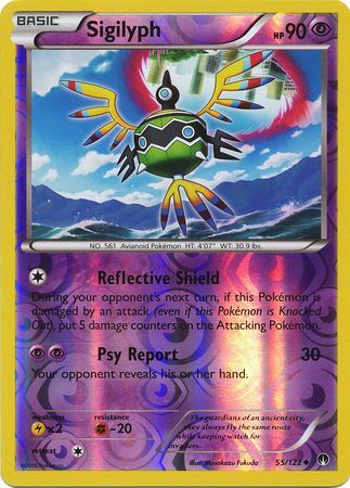 Sigilyph 55 122 Uncommon Reverse Holo XY Breakpoint Reverse Holo Singles Sigilyph 55 122 Uncommon Reverse Holo XY Breakpoint Reverse Holo Singles