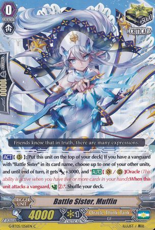 Battle Sister Muffin G BT05 056EN Common C Battle Sister Muffin G BT05 056EN Common C