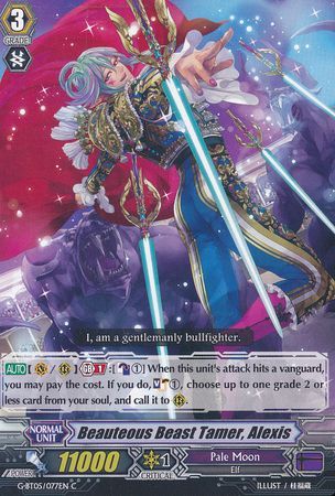 Beauteous Beast Tamer Alexis G BT05 077EN Common C G Booster Set 5 Moonlit Dragonfang Singles Beauteous Beast Tamer Alexis G BT05 077EN Common C G Booster Set 5 Moonlit Dragonfang Singles