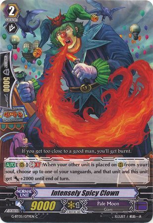 Intensely Spicy Clown G BT05 079EN Common C Intensely Spicy Clown G BT05 079EN Common C