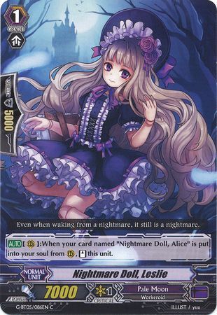 Nightmare Doll Leslie G BT05 086EN Common C Nightmare Doll Leslie G BT05 086EN Common C