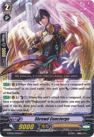 Shrewd Concierge G BT05 047EN Common C Shrewd Concierge G BT05 047EN Common C