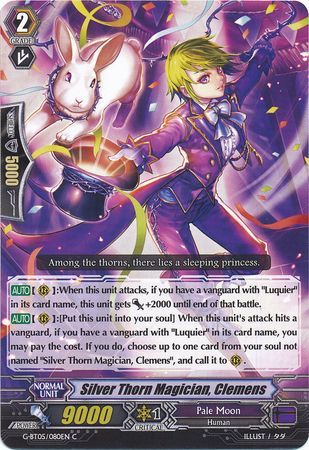 Silver Thorn Magician Clemens G BT05 080EN Common C Silver Thorn Magician Clemens G BT05 080EN Common C