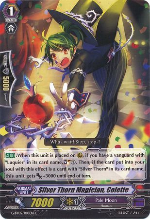 Silver Thorn Magician Colette G BT05 085EN Common C Silver Thorn Magician Colette G BT05 085EN Common C