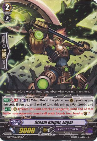 Steam Knight Lugal G BT05 094EN Common C G Booster Set 5 Moonlit Dragonfang Singles Steam Knight Lugal G BT05 094EN Common C G Booster Set 5 Moonlit Dragonfang Singles