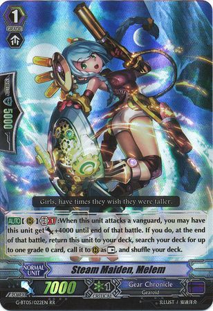 Steam Maiden Melem G BT05 022EN Double Rare RR G Booster Set 5 Moonlit Dragonfang Singles Steam Maiden Melem G BT05 022EN Double Rare RR G Booster Set 5 Moonlit Dragonfang Singles