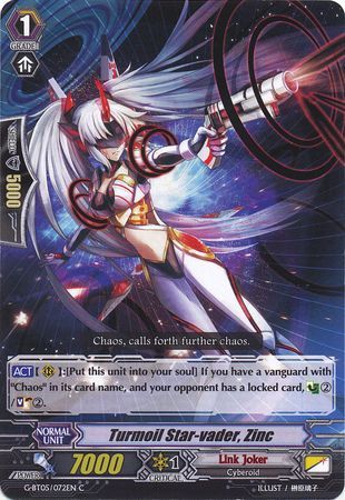 Turmoil Star vader Zinc G BT05 072EN Common C G Booster Set 5 Moonlit Dragonfang Singles Turmoil Star vader Zinc G BT05 072EN Common C G Booster Set 5 Moonlit Dragonfang Singles