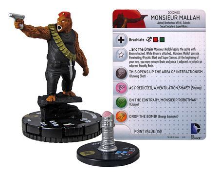 Monsieur Mallah and Brain 052 World s Finest DC Heroclix DC World s Finest Singles Monsieur Mallah and Brain 052 World s Finest DC Heroclix DC World s Finest Singles
