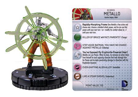 Heroclix World's Finest Expansion METALLO #055 Figure w/ Card 