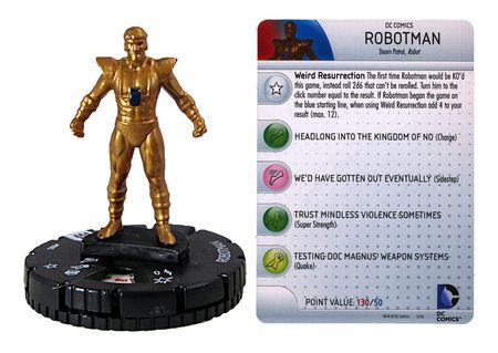 #005 Robotman Heroclix World´s Finest