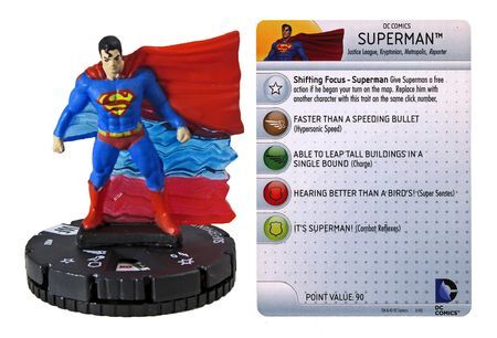 Heroclix DC Worlds Finest 3x SUPERMAN #002 Speed 